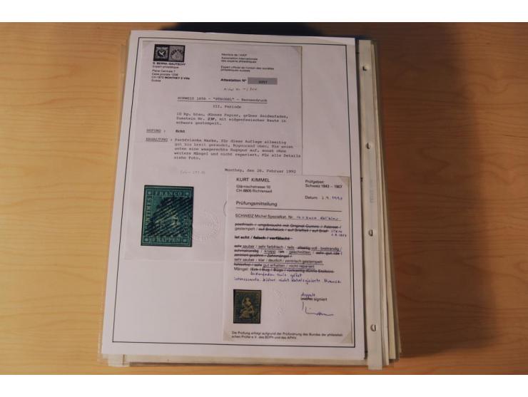 1849/2000, sehr umfangreiche und spezialisierte ungebrauchte/postfrische und gestempelte Sammlung mit vielen Briefen und etli