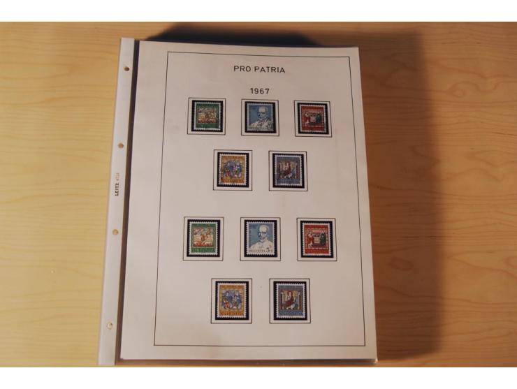 1849/2000, sehr umfangreiche und spezialisierte ungebrauchte/postfrische und gestempelte Sammlung mit vielen Briefen und etli