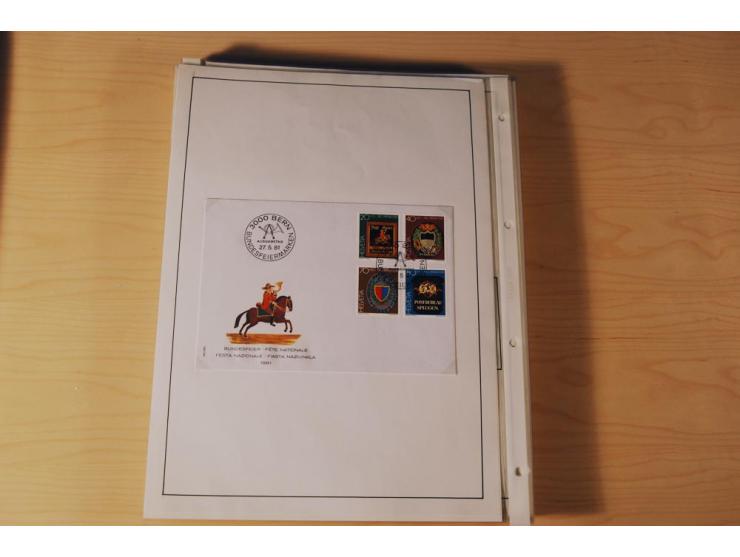 1849/2000, sehr umfangreiche und spezialisierte ungebrauchte/postfrische und gestempelte Sammlung mit vielen Briefen und etli