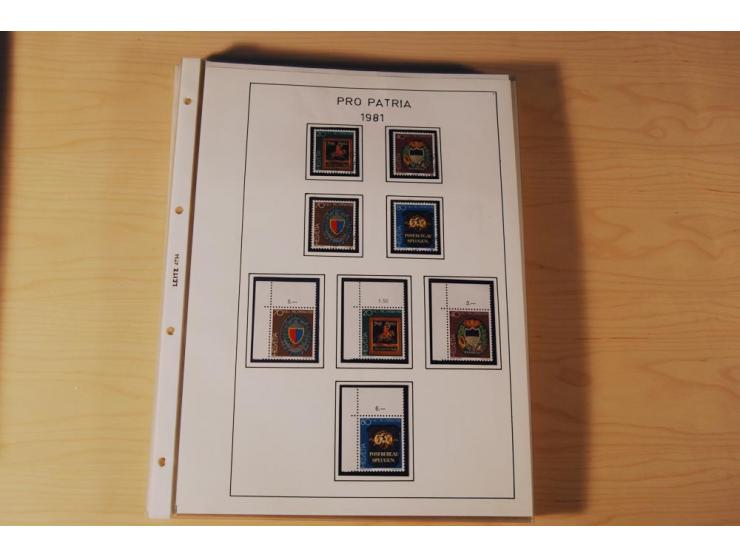 1849/2000, sehr umfangreiche und spezialisierte ungebrauchte/postfrische und gestempelte Sammlung mit vielen Briefen und etli