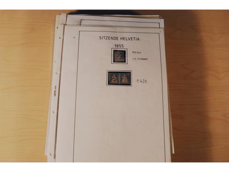 1849/2000, sehr umfangreiche und spezialisierte ungebrauchte/postfrische und gestempelte Sammlung mit vielen Briefen und etli