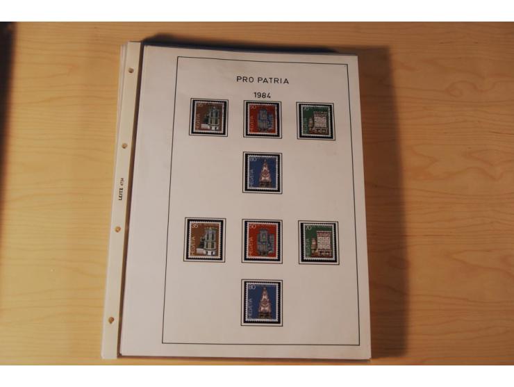 1849/2000, sehr umfangreiche und spezialisierte ungebrauchte/postfrische und gestempelte Sammlung mit vielen Briefen und etli