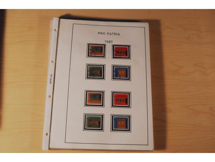 1849/2000, sehr umfangreiche und spezialisierte ungebrauchte/postfrische und gestempelte Sammlung mit vielen Briefen und etli
