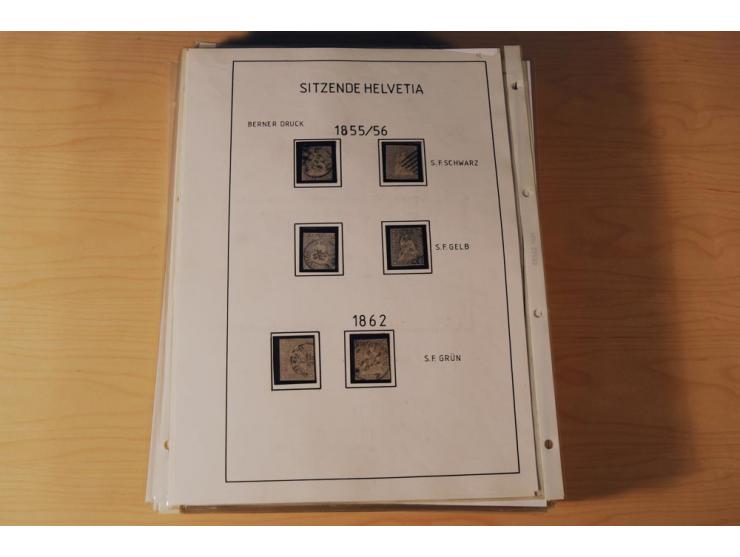 1849/2000, sehr umfangreiche und spezialisierte ungebrauchte/postfrische und gestempelte Sammlung mit vielen Briefen und etli