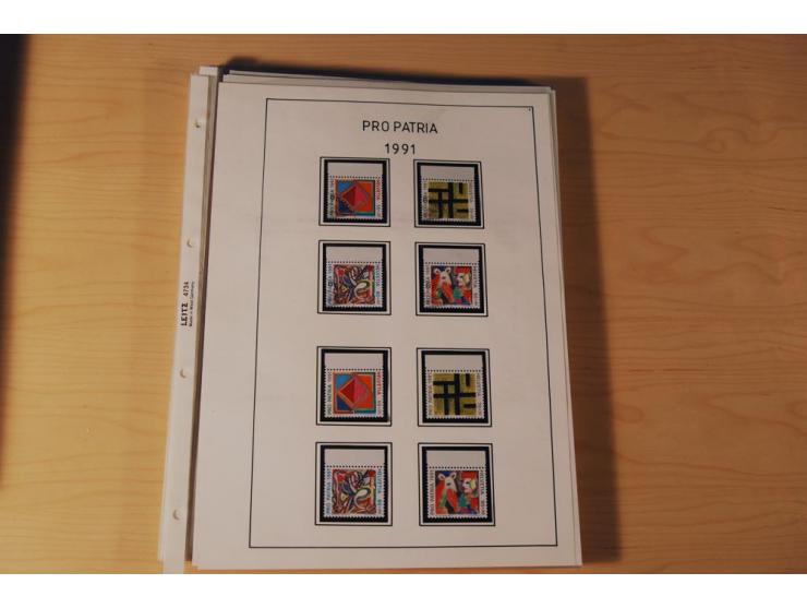 1849/2000, sehr umfangreiche und spezialisierte ungebrauchte/postfrische und gestempelte Sammlung mit vielen Briefen und etli