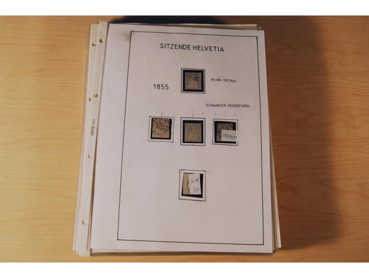 1849/2000, sehr umfangreiche und spezialisierte ungebrauchte/postfrische und gestempelte Sammlung mit vielen Briefen und etli
