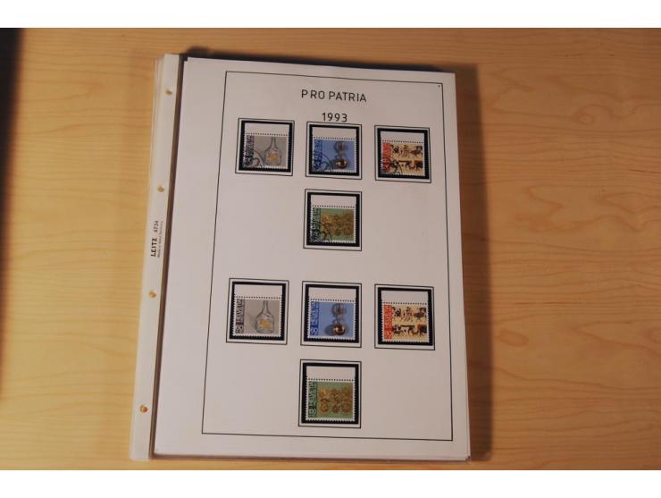 1849/2000, sehr umfangreiche und spezialisierte ungebrauchte/postfrische und gestempelte Sammlung mit vielen Briefen und etli