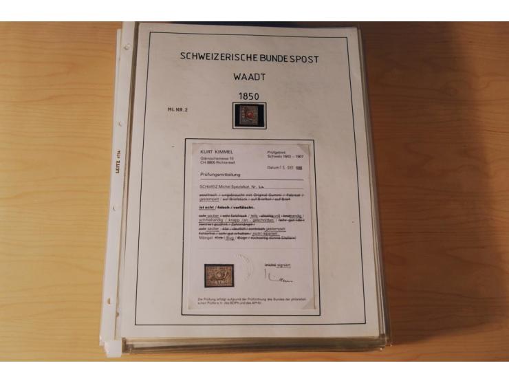 1849/2000, sehr umfangreiche und spezialisierte ungebrauchte/postfrische und gestempelte Sammlung mit vielen Briefen und etli