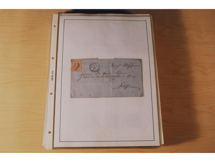 1849/2000, sehr umfangreiche und spezialisierte ungebrauchte/postfrische und gestempelte Sammlung mit vielen Briefen und etli