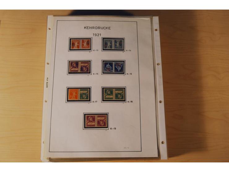 1849/2000, sehr umfangreiche und spezialisierte ungebrauchte/postfrische und gestempelte Sammlung mit vielen Briefen und etli