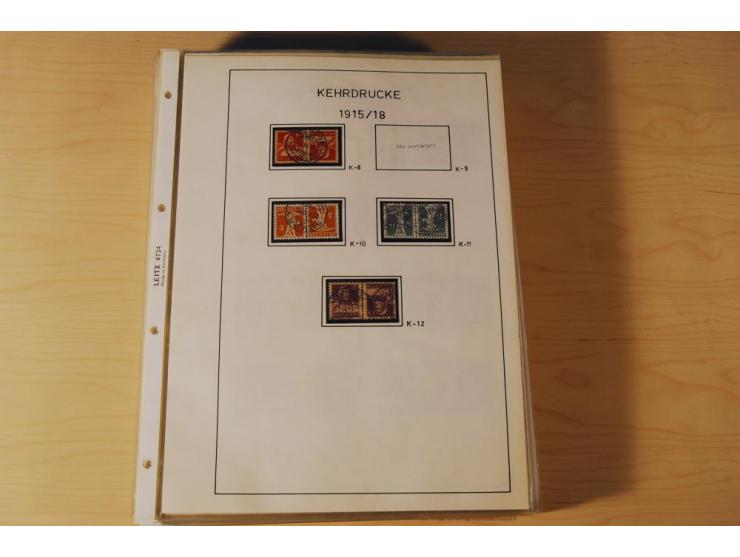 1849/2000, sehr umfangreiche und spezialisierte ungebrauchte/postfrische und gestempelte Sammlung mit vielen Briefen und etli