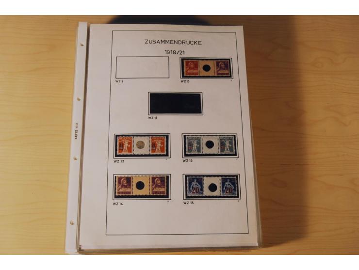 1849/2000, sehr umfangreiche und spezialisierte ungebrauchte/postfrische und gestempelte Sammlung mit vielen Briefen und etli