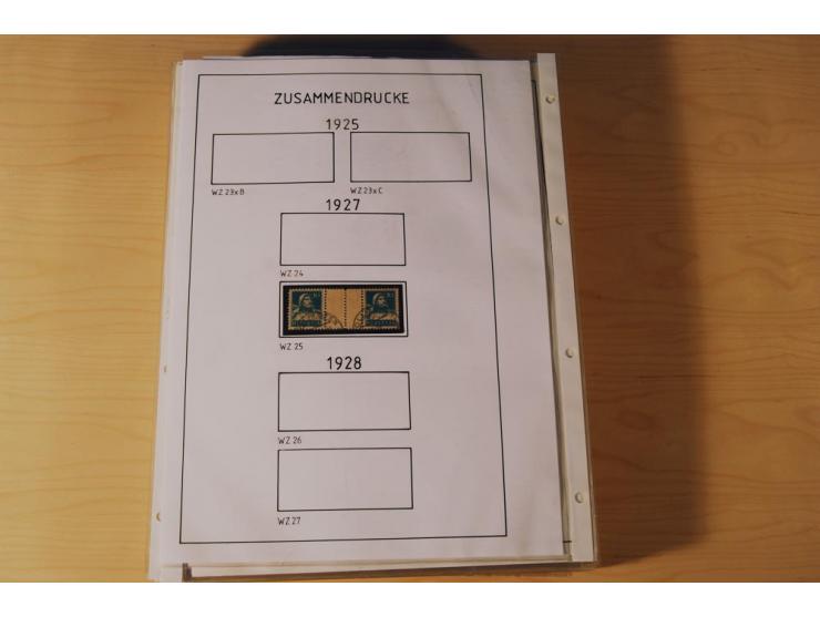 1849/2000, sehr umfangreiche und spezialisierte ungebrauchte/postfrische und gestempelte Sammlung mit vielen Briefen und etli