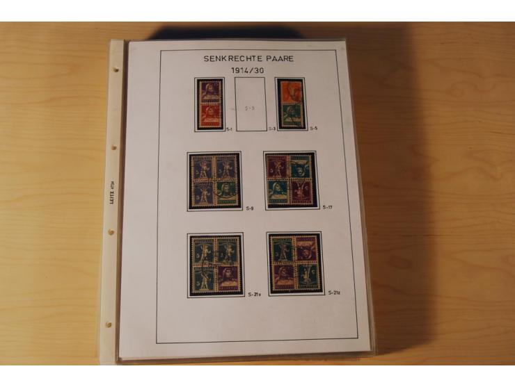 1849/2000, sehr umfangreiche und spezialisierte ungebrauchte/postfrische und gestempelte Sammlung mit vielen Briefen und etli
