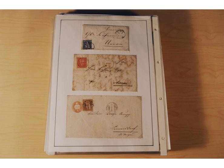 1849/2000, sehr umfangreiche und spezialisierte ungebrauchte/postfrische und gestempelte Sammlung mit vielen Briefen und etli