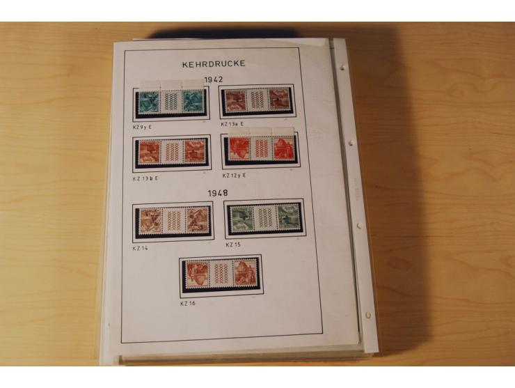 1849/2000, sehr umfangreiche und spezialisierte ungebrauchte/postfrische und gestempelte Sammlung mit vielen Briefen und etli