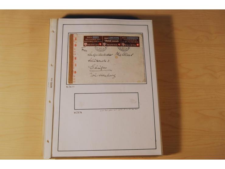 1849/2000, sehr umfangreiche und spezialisierte ungebrauchte/postfrische und gestempelte Sammlung mit vielen Briefen und etli