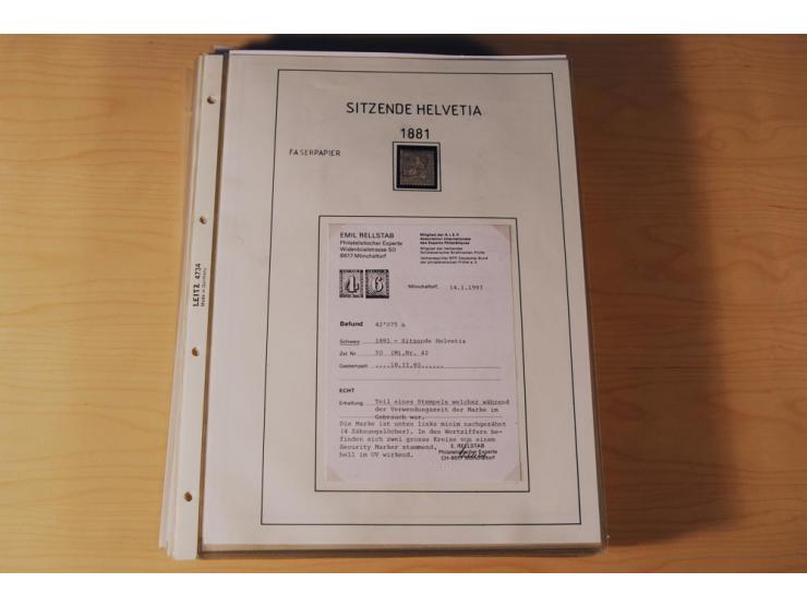 1849/2000, sehr umfangreiche und spezialisierte ungebrauchte/postfrische und gestempelte Sammlung mit vielen Briefen und etli