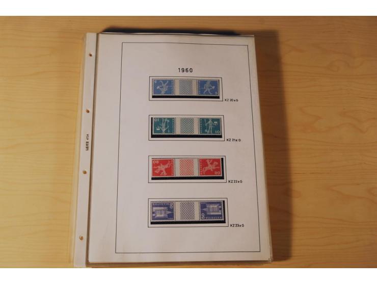 1849/2000, sehr umfangreiche und spezialisierte ungebrauchte/postfrische und gestempelte Sammlung mit vielen Briefen und etli