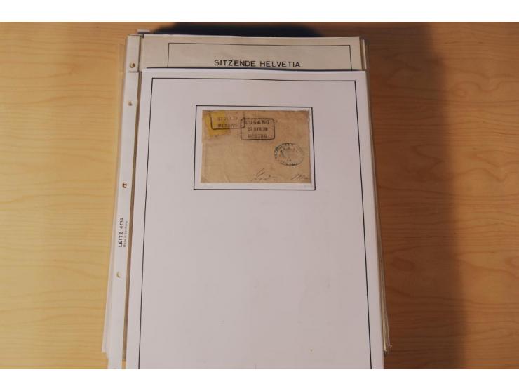 1849/2000, sehr umfangreiche und spezialisierte ungebrauchte/postfrische und gestempelte Sammlung mit vielen Briefen und etli