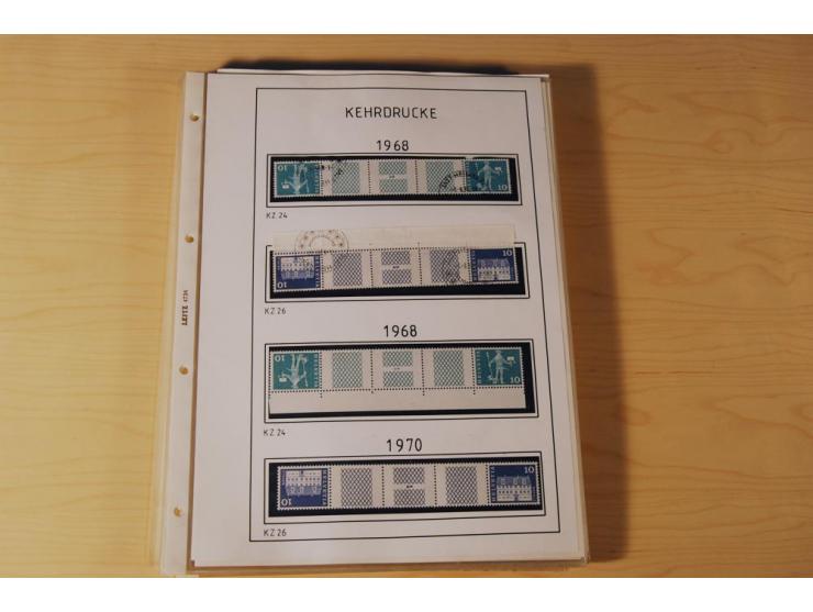 1849/2000, sehr umfangreiche und spezialisierte ungebrauchte/postfrische und gestempelte Sammlung mit vielen Briefen und etli
