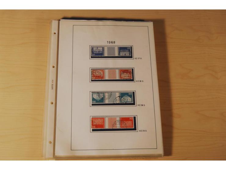 1849/2000, sehr umfangreiche und spezialisierte ungebrauchte/postfrische und gestempelte Sammlung mit vielen Briefen und etli