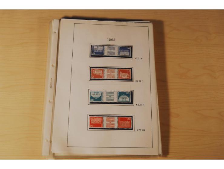 1849/2000, sehr umfangreiche und spezialisierte ungebrauchte/postfrische und gestempelte Sammlung mit vielen Briefen und etli