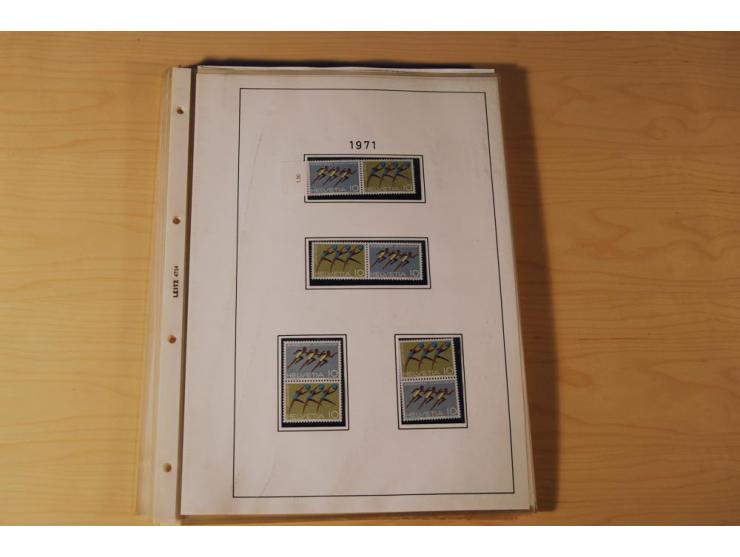 1849/2000, sehr umfangreiche und spezialisierte ungebrauchte/postfrische und gestempelte Sammlung mit vielen Briefen und etli