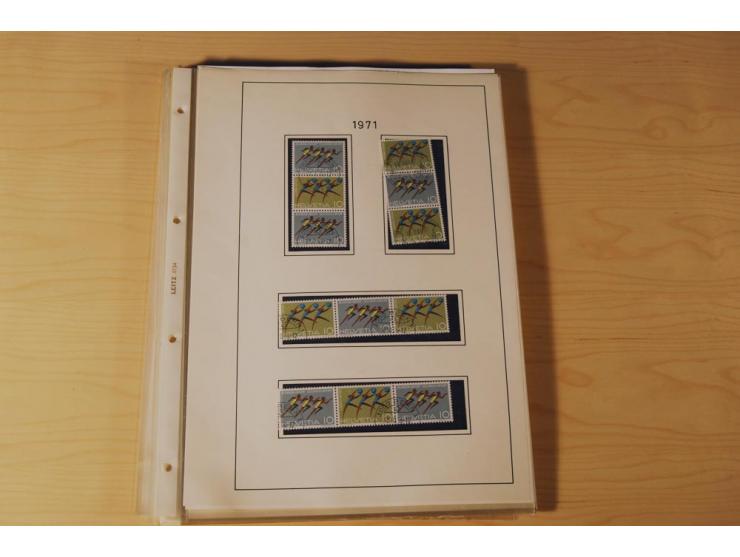 1849/2000, sehr umfangreiche und spezialisierte ungebrauchte/postfrische und gestempelte Sammlung mit vielen Briefen und etli