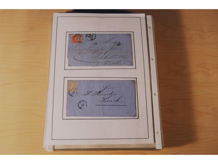 1849/2000, sehr umfangreiche und spezialisierte ungebrauchte/postfrische und gestempelte Sammlung mit vielen Briefen und etli