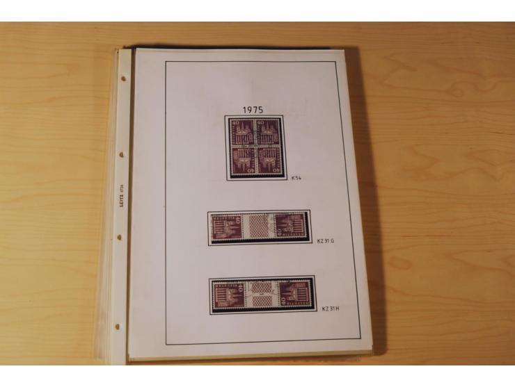 1849/2000, sehr umfangreiche und spezialisierte ungebrauchte/postfrische und gestempelte Sammlung mit vielen Briefen und etli