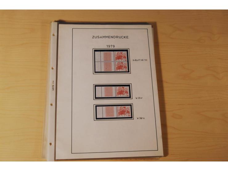 1849/2000, sehr umfangreiche und spezialisierte ungebrauchte/postfrische und gestempelte Sammlung mit vielen Briefen und etli