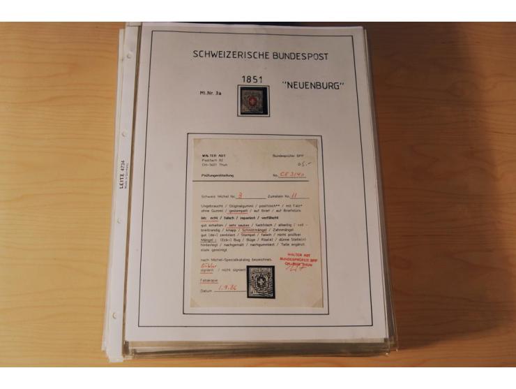 1849/2000, sehr umfangreiche und spezialisierte ungebrauchte/postfrische und gestempelte Sammlung mit vielen Briefen und etli