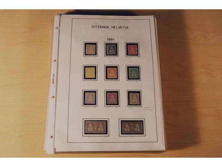 1849/2000, sehr umfangreiche und spezialisierte ungebrauchte/postfrische und gestempelte Sammlung mit vielen Briefen und etli