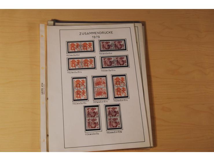 1849/2000, sehr umfangreiche und spezialisierte ungebrauchte/postfrische und gestempelte Sammlung mit vielen Briefen und etli