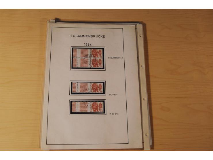 1849/2000, sehr umfangreiche und spezialisierte ungebrauchte/postfrische und gestempelte Sammlung mit vielen Briefen und etli