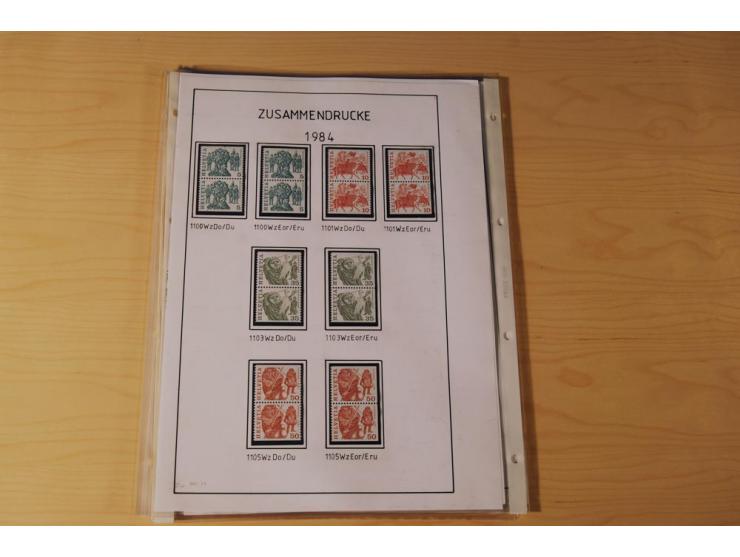 1849/2000, sehr umfangreiche und spezialisierte ungebrauchte/postfrische und gestempelte Sammlung mit vielen Briefen und etli