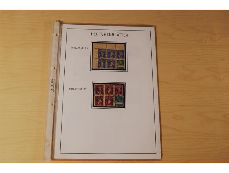 1849/2000, sehr umfangreiche und spezialisierte ungebrauchte/postfrische und gestempelte Sammlung mit vielen Briefen und etli