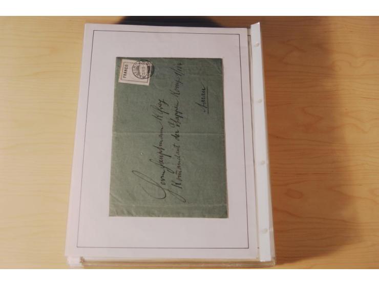 1849/2000, sehr umfangreiche und spezialisierte ungebrauchte/postfrische und gestempelte Sammlung mit vielen Briefen und etli