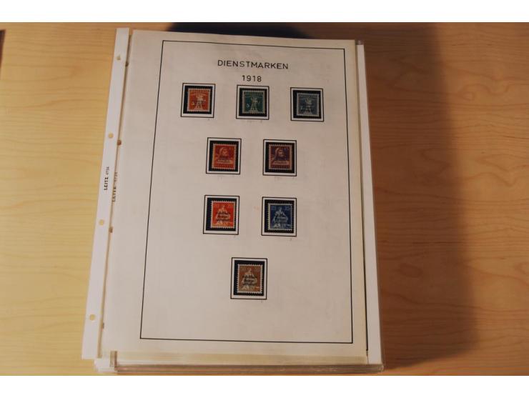 1849/2000, sehr umfangreiche und spezialisierte ungebrauchte/postfrische und gestempelte Sammlung mit vielen Briefen und etli
