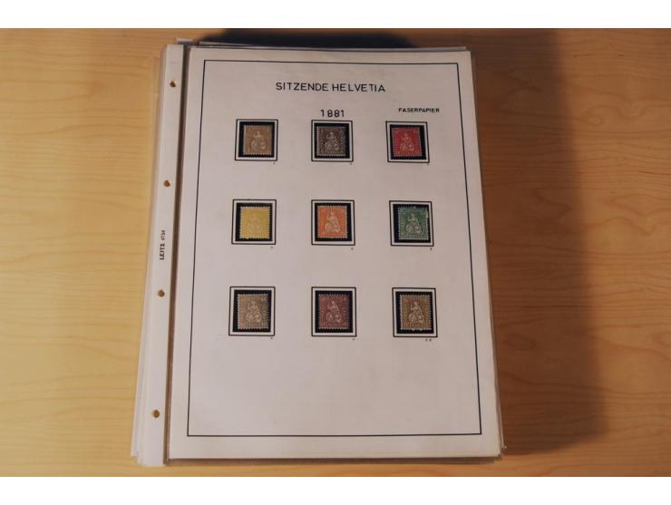 1849/2000, sehr umfangreiche und spezialisierte ungebrauchte/postfrische und gestempelte Sammlung mit vielen Briefen und etli