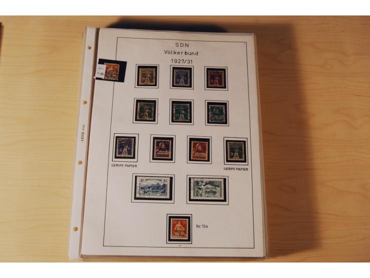 1849/2000, sehr umfangreiche und spezialisierte ungebrauchte/postfrische und gestempelte Sammlung mit vielen Briefen und etli