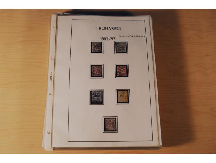 1849/2000, sehr umfangreiche und spezialisierte ungebrauchte/postfrische und gestempelte Sammlung mit vielen Briefen und etli