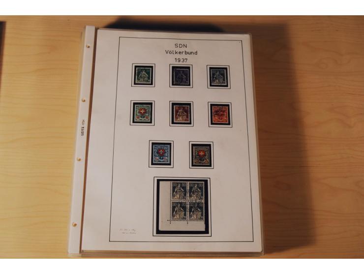 1849/2000, sehr umfangreiche und spezialisierte ungebrauchte/postfrische und gestempelte Sammlung mit vielen Briefen und etli