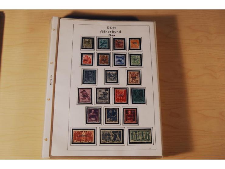 1849/2000, sehr umfangreiche und spezialisierte ungebrauchte/postfrische und gestempelte Sammlung mit vielen Briefen und etli