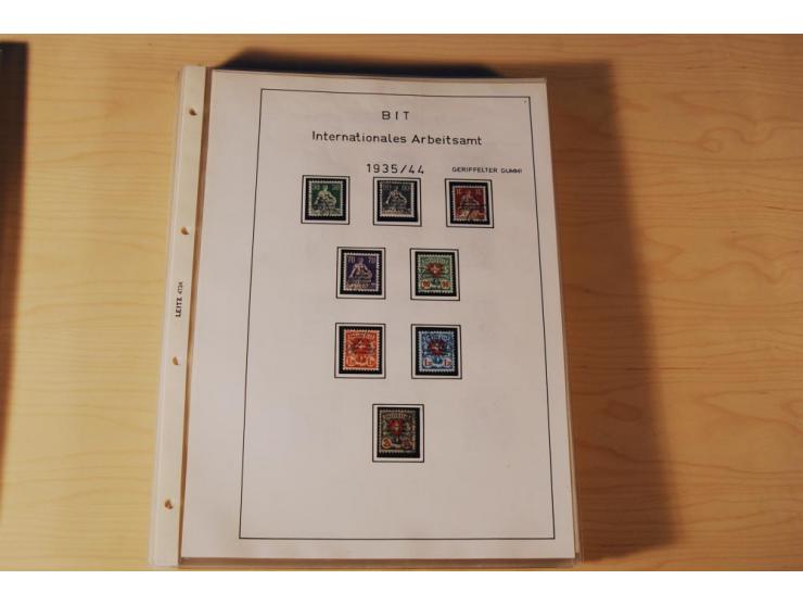 1849/2000, sehr umfangreiche und spezialisierte ungebrauchte/postfrische und gestempelte Sammlung mit vielen Briefen und etli