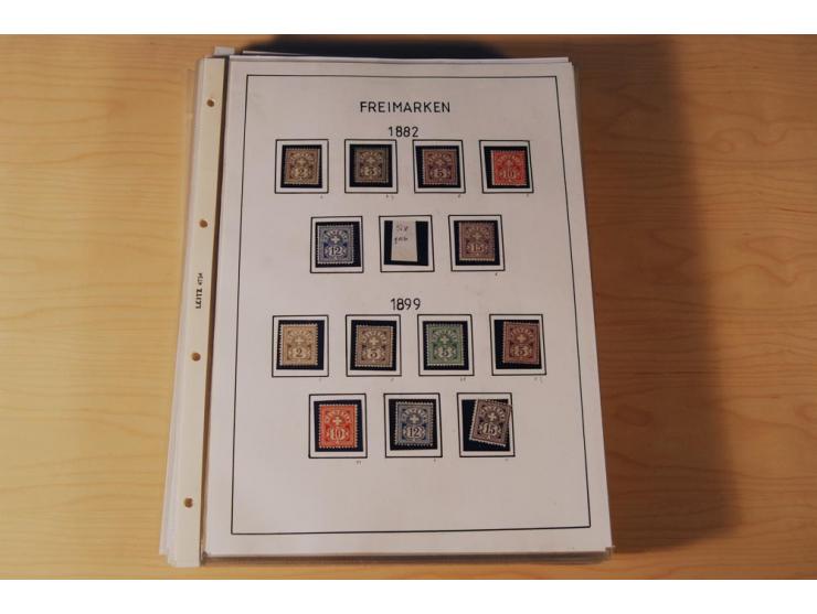 1849/2000, sehr umfangreiche und spezialisierte ungebrauchte/postfrische und gestempelte Sammlung mit vielen Briefen und etli
