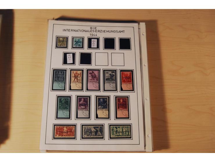1849/2000, sehr umfangreiche und spezialisierte ungebrauchte/postfrische und gestempelte Sammlung mit vielen Briefen und etli