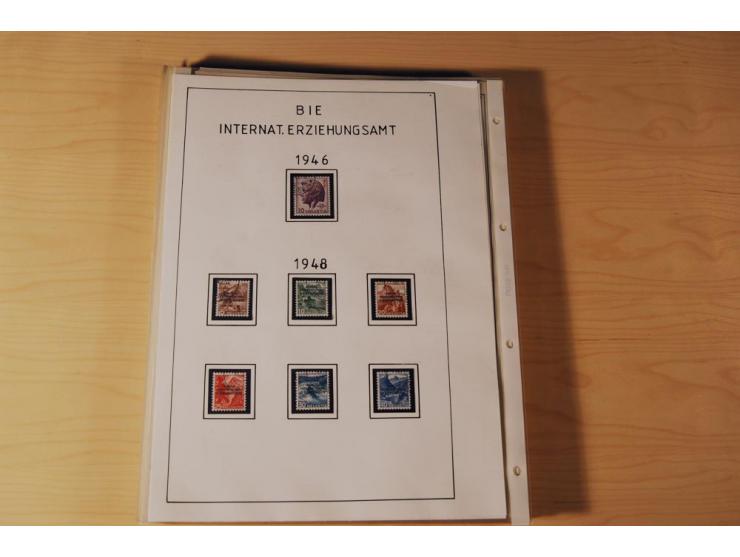 1849/2000, sehr umfangreiche und spezialisierte ungebrauchte/postfrische und gestempelte Sammlung mit vielen Briefen und etli