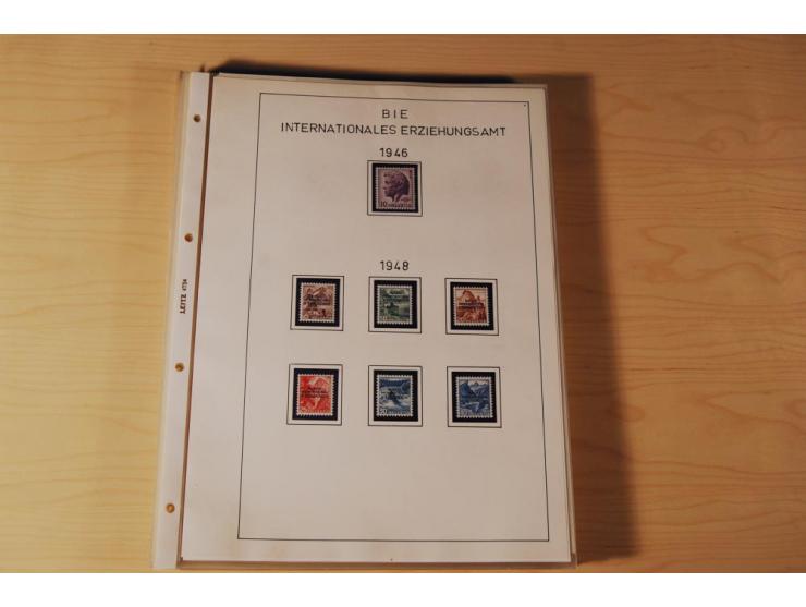1849/2000, sehr umfangreiche und spezialisierte ungebrauchte/postfrische und gestempelte Sammlung mit vielen Briefen und etli